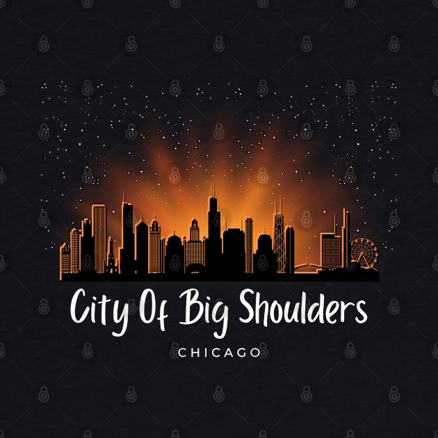 City Of Big Shoulders by Kenny The Bartender's Tee Emporium